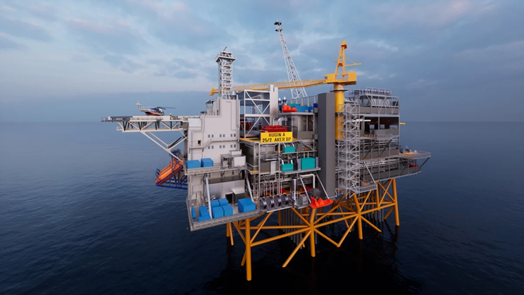 An oil rig